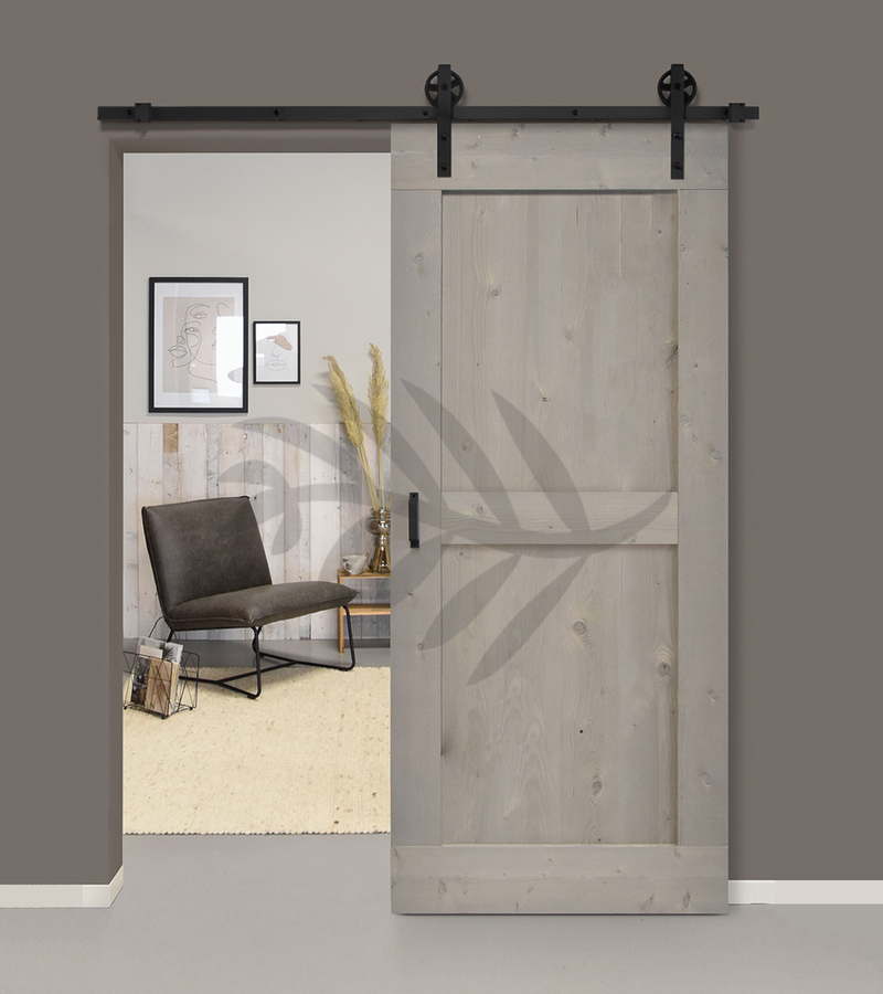 Basic Schiebetür in Scheunentor Optik Modell Easy- Farmhouse Barn Door – Stilholz-Pioch