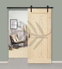 Basic Schiebetür in Scheunentor Optik Modell Easy- Farmhouse Barn Door rustikal