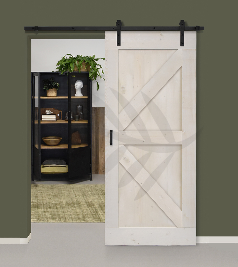 Basic Schiebetür in Scheunentor-Optik Modell Arrow - Farmhouse Barn Door rustikal