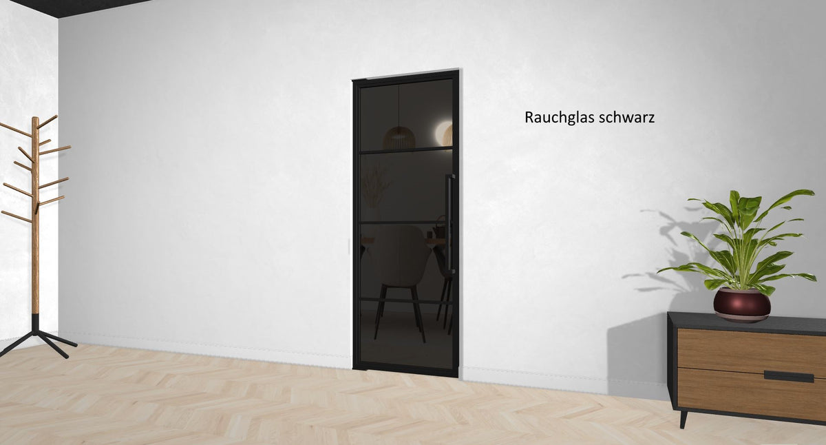 Stahl-Glas-Pendeltür Modell Clara - Industrial Loft Style