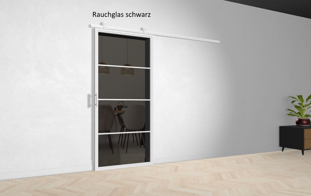 Lofttür Stahl-Glas-Schiebetüre Modell Clara - Industrial Loft Style