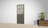 Stahl-Glas-Pendeltür Modell Emma - Industrial Loft Style
