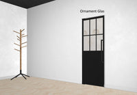 Stahl-Glas-Pendeltür Modell Hanna - Industrial Loft Style