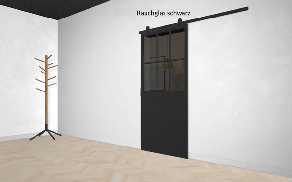 Lofttür Stahl-Glas-Schiebetüre Modell Hanna - Industrial Loft Style