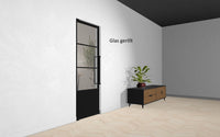 Stahl-Glas-Pendeltür Modell Jonas - Industrial Loft Style