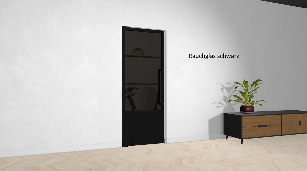 Stahl-Glas-Pendeltür Modell Jonas - Industrial Loft Style