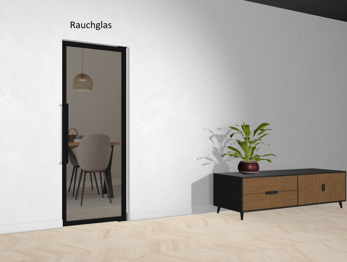 Stahl-Glas-Pendeltür Modell Light - Industrial Loft Style