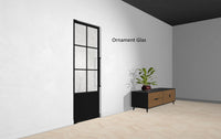 Stahl-Glas-Pendeltür Modell Luca - Industrial Loft Style