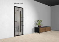 Stahl-Glas-Pendeltür Modell Mia - Industrial Loft Style