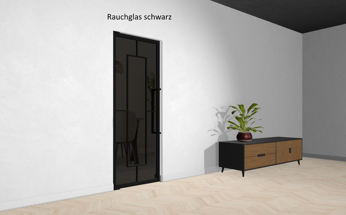 Stahl-Glas-Pendeltür Modell Mia - Industrial Loft Style