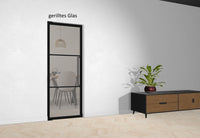 Stahl-Glas-Pendeltür Modell Nele - Industrial Loft Style