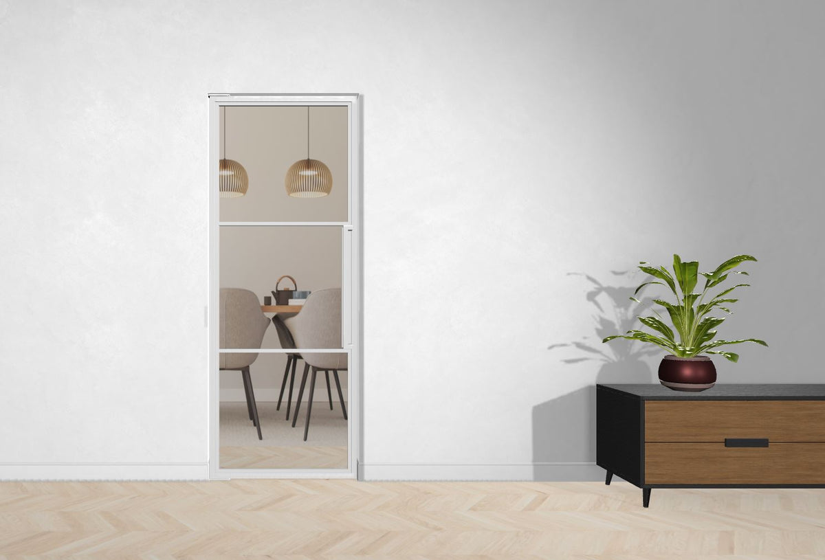 Stahl-Glas-Pendeltür Modell Nele - Industrial Loft Style