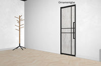 Stahl-Glas-Pendeltür Modell Noah - Industrial Loft Style