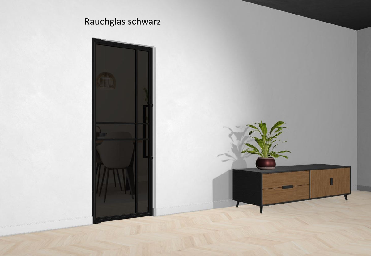 Stahl-Glas-Pendeltür Modell Noah - Industrial Loft Style