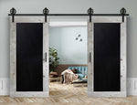 Doppelschiebetür in Scheunentor-Optik Modell Blackboard - Farmhouse Barn Door rustikal
