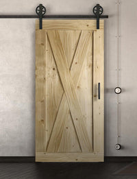 Schiebetür in Scheunentor Optik Modell Big X - Farmhouse Barn Door rustikal