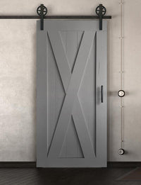 Schiebetür in Scheunentor Optik Modell Big X - Farmhouse Barn Door rustikal