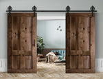 Doppelschiebetür in Scheunentor-Optik Modell Farmhouse - Farmhouse Barn Door rustikal