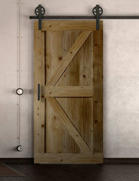 Schiebetür in Scheunentor-Optik Modell Arrow - Farmhouse Barn Door rustikal