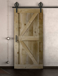 Schiebetür in Scheunentor-Optik Modell Arrow - Farmhouse Barn Door rustikal