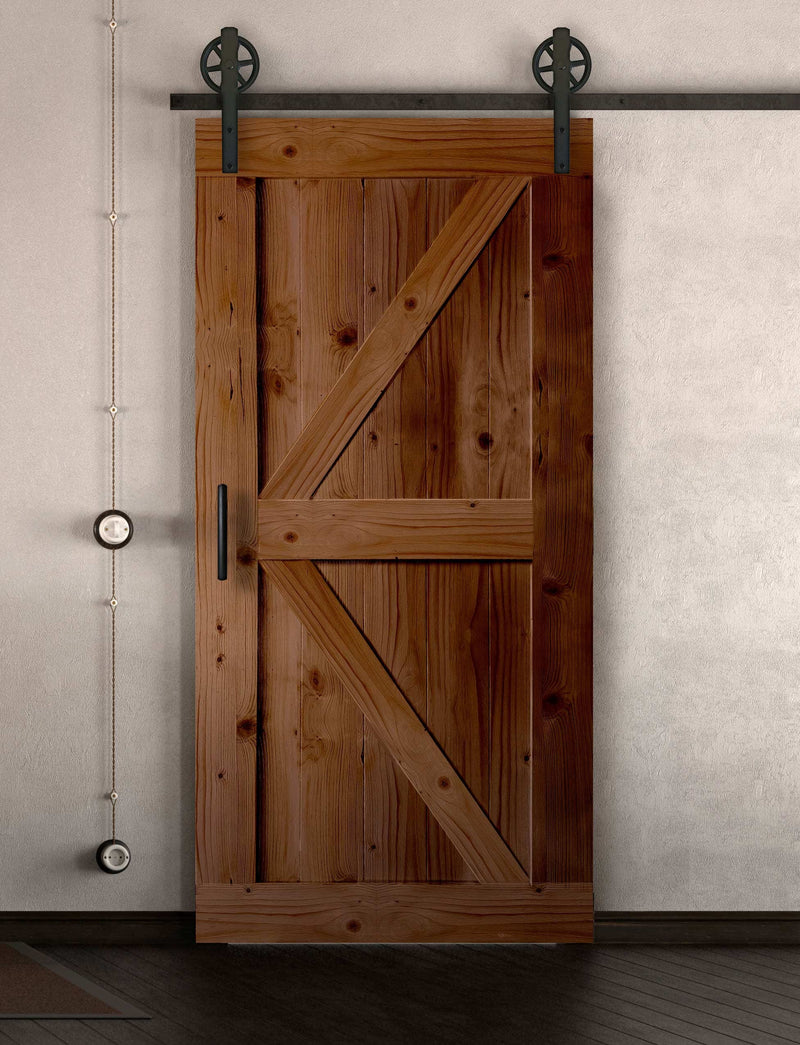 Schiebetür in Scheunentor-Optik Modell Arrow - Farmhouse Barn Door rustikal