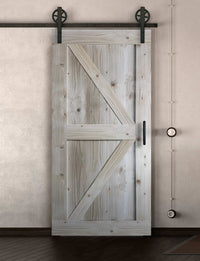 Schiebetüre Außenbereich in Scheunentor Optik Modell Arrow - Farmhouse Barn Door rustikal