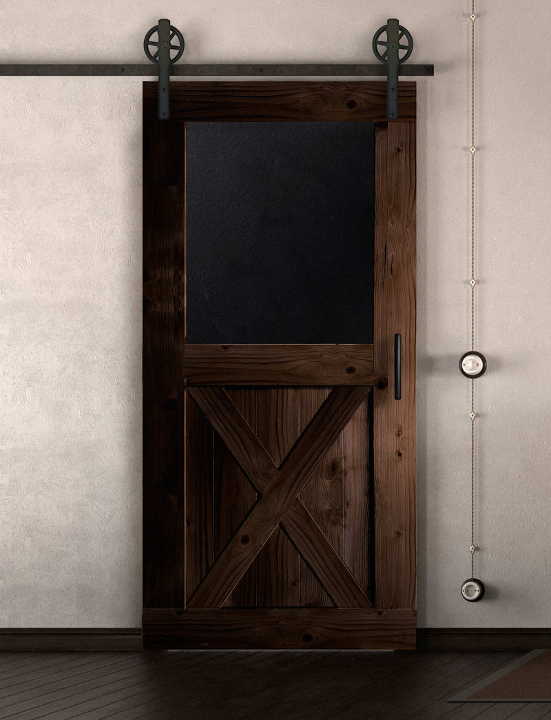 Schiebetür in Scheunentor-Optik Modell Blackboard X - Farmhouse Barn Door rustikal