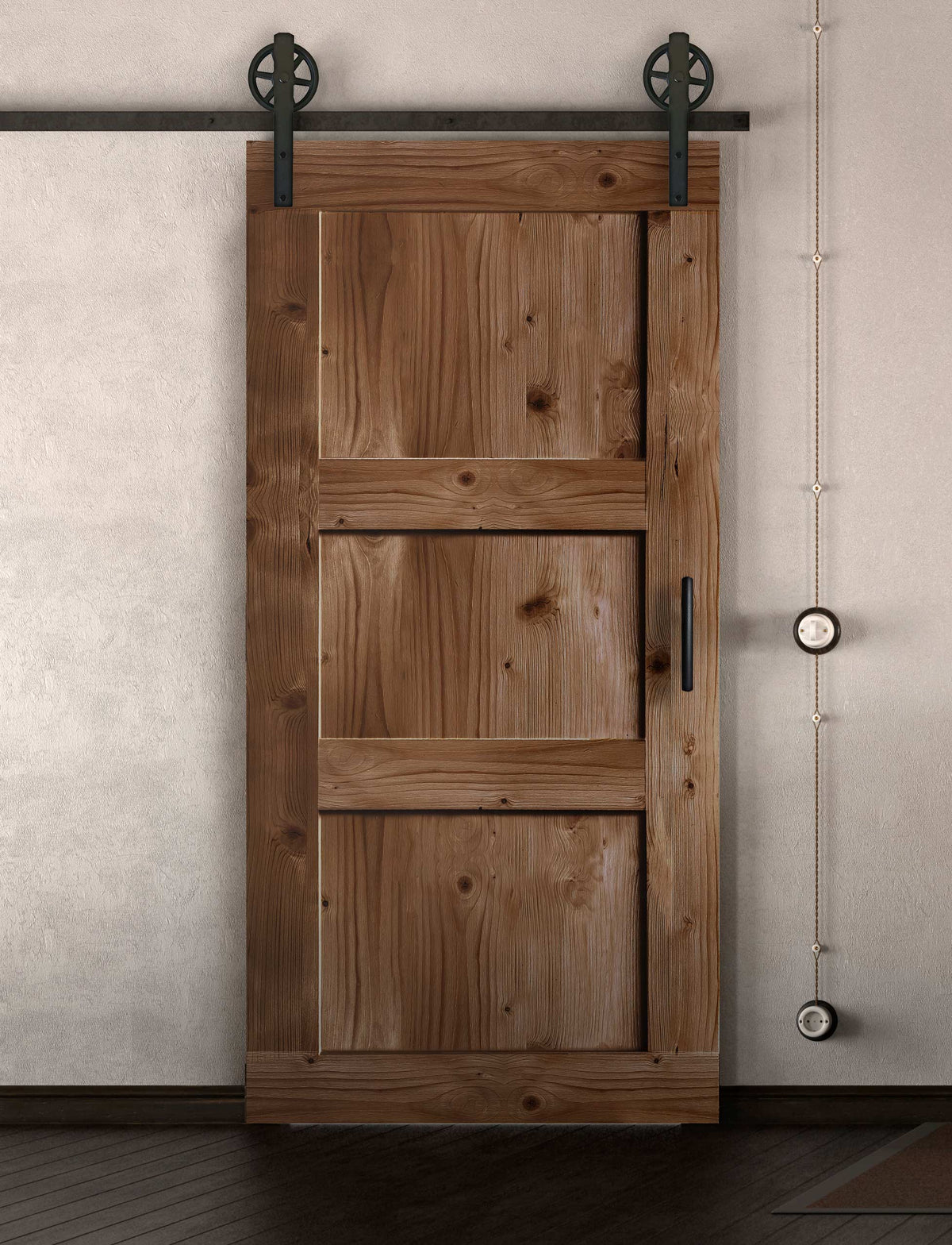 Schiebetür in Scheunentor-Optik Modell Casket - Farmhouse Barn Door rustikal