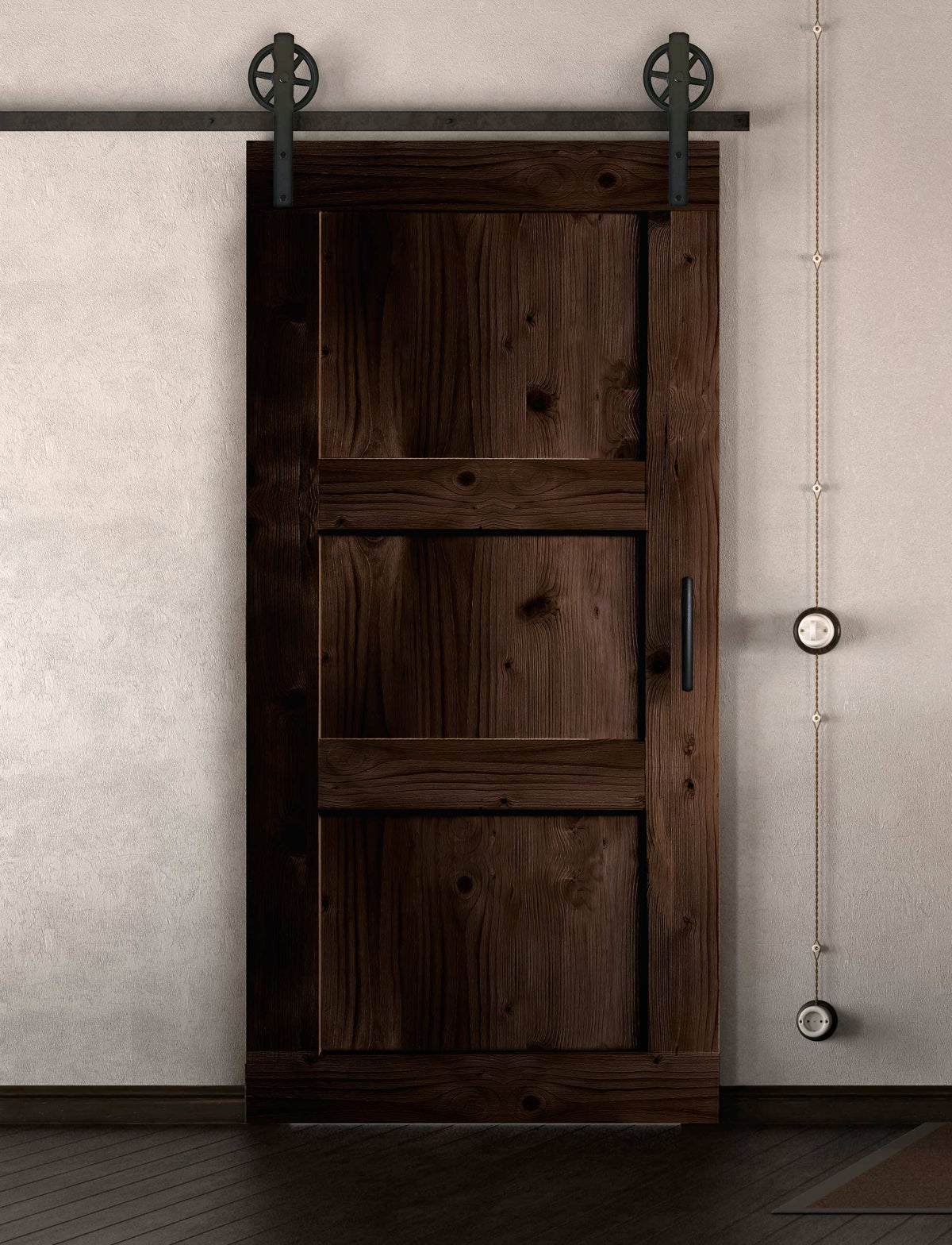 Schiebetür in Scheunentor-Optik Modell Casket - Farmhouse Barn Door rustikal