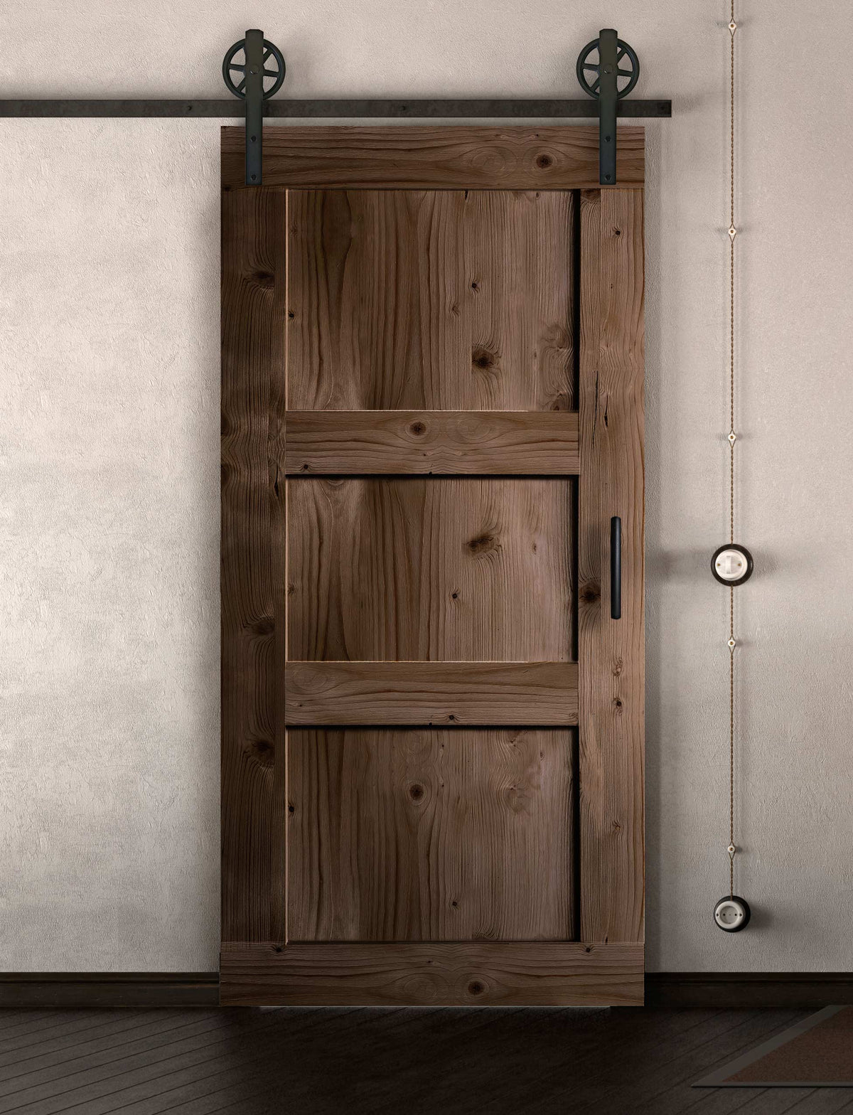 Schiebetür in Scheunentor-Optik Modell Casket - Farmhouse Barn Door rustikal