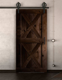 Schiebetür in Scheunentor-Optik Modell Double X - Farmhouse Barn Door rustikal
