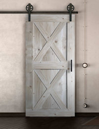 Schiebetür in Scheunentor-Optik Modell Double X - Farmhouse Barn Door rustikal