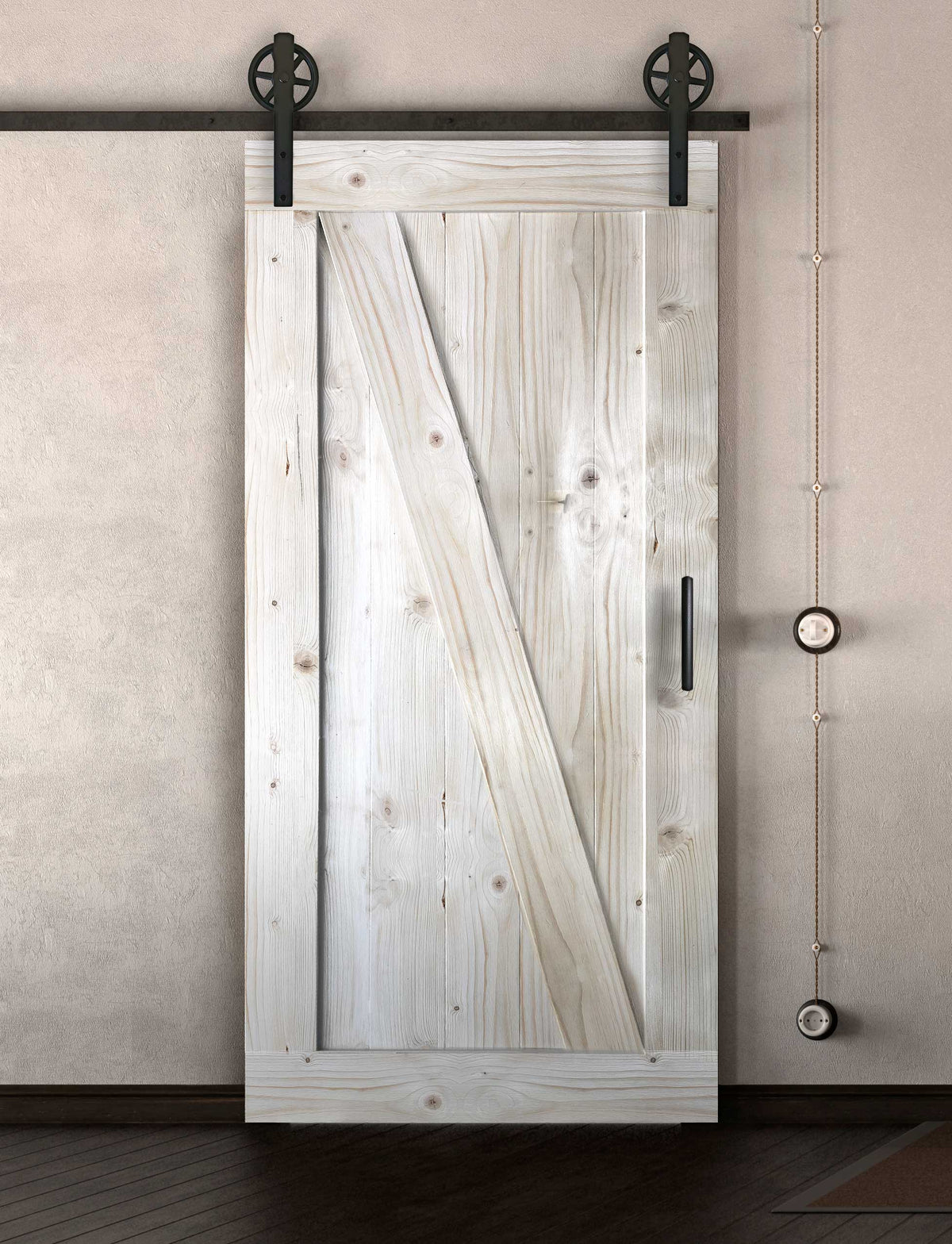 Schiebetür in Scheunentor-Optik Modell Elegance - Farmhouse Barn Door rustikal