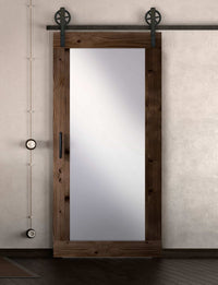 Schiebetür in Scheunentor Optik Modell Mirrow - Farmhouse Barn Door rustikal