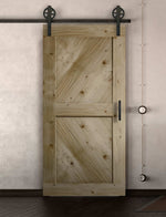 Schiebetür in Scheunentor Optik Modell Sloping - Farmhouse Barn Door rustikal