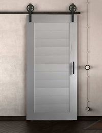 Schiebetüre Außenbereich in Scheunentor Optik Modell Stripes - Farmhouse Barn Door rustikal