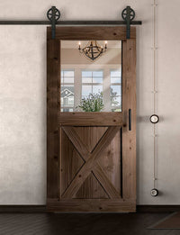 Schiebetür in Scheunentor Optik Modell Window X - Farmhouse Barn Door rustikal