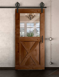 Schiebetür in Scheunentor Optik Modell Window X - Farmhouse Barn Door rustikal