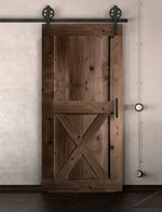 Schiebetür in Scheunentor Optik Modell X - Farmhouse Barn Door rustikal