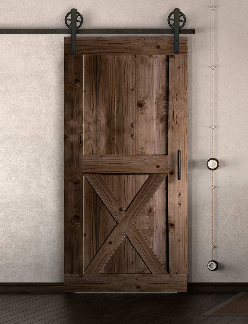 Schiebetür in Scheunentor Optik Modell X - Farmhouse Barn Door rustikal