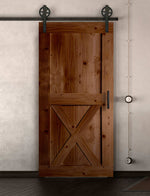 Schiebetür in Scheunentor Optik Modell X - Farmhouse Barn Door rustikal