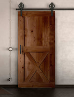 Schiebetür in Scheunentor Optik Modell X - Farmhouse Barn Door rustikal