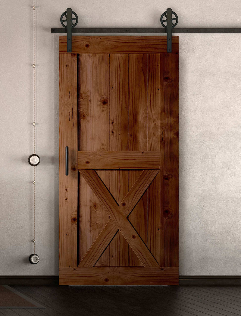 Schiebetür in Scheunentor Optik Modell X - Farmhouse Barn Door rustikal