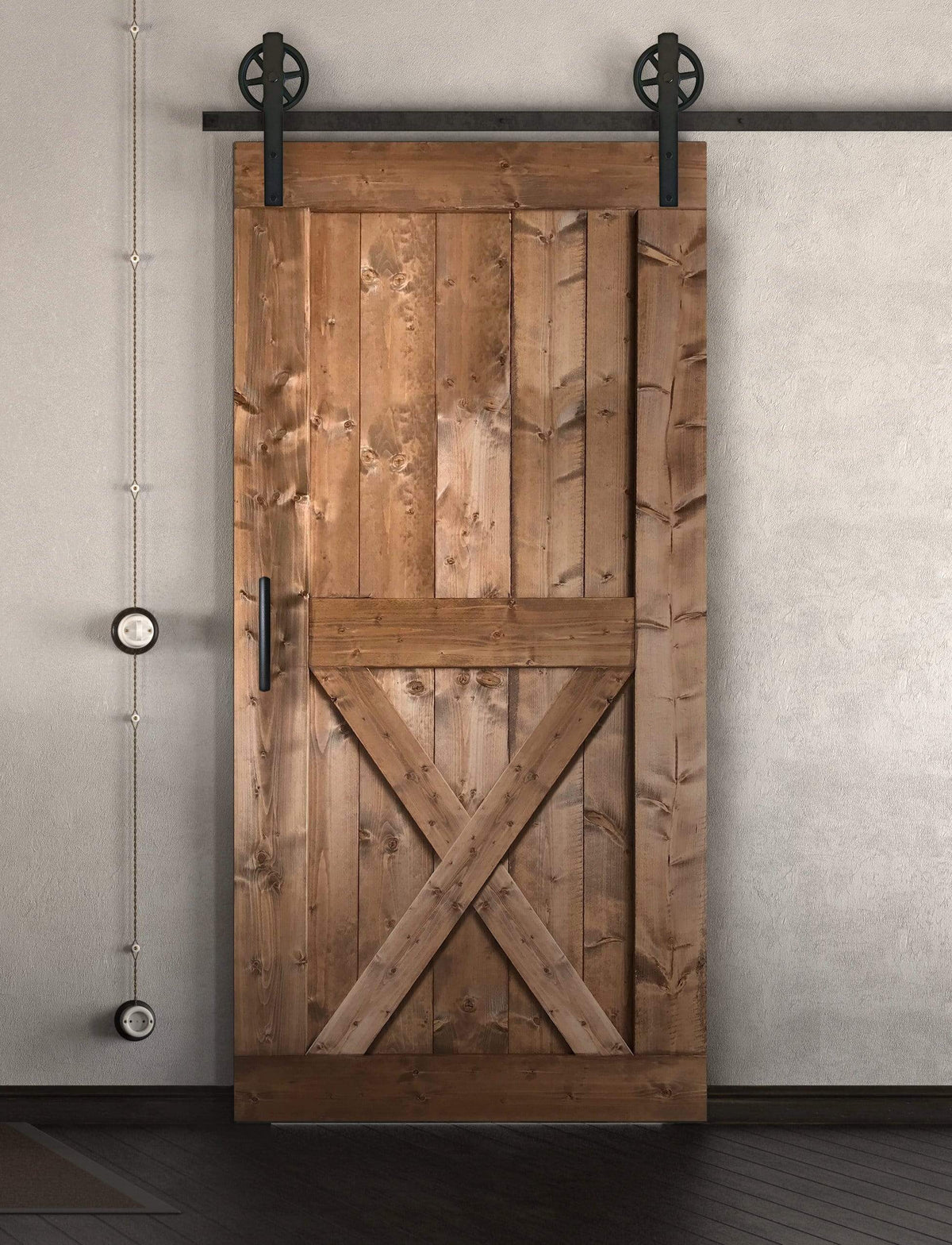 Schiebetür in Scheunentor Optik Modell X - Farmhouse Barn Door